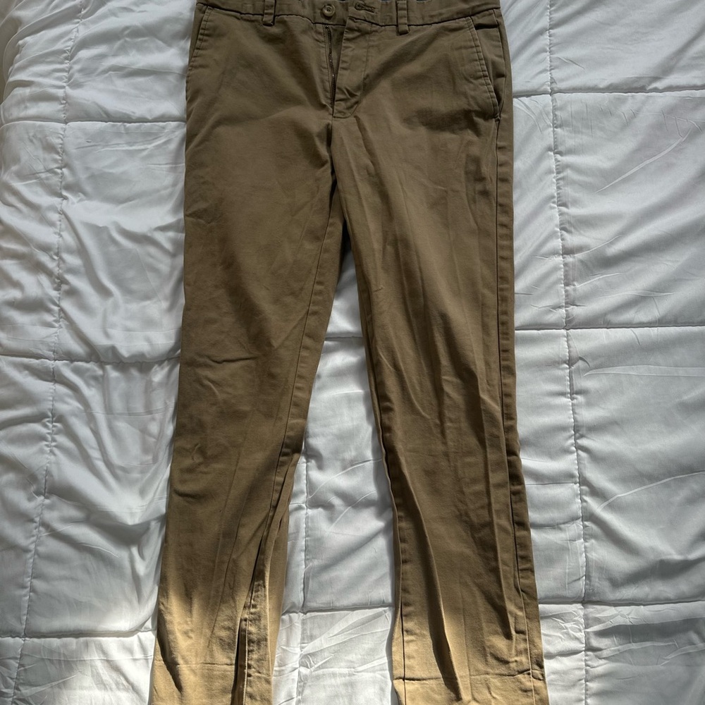 Khaki Slim Fit Pants